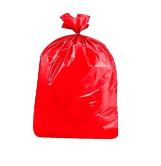 Bolsa Plastica Grande Roja (24" x 30") 1x20 Paq.