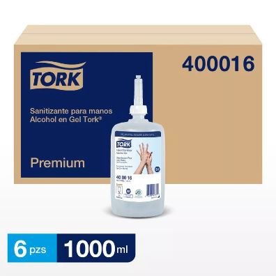 Alcohol Gel Tork 1x6x1000 ml Cja.